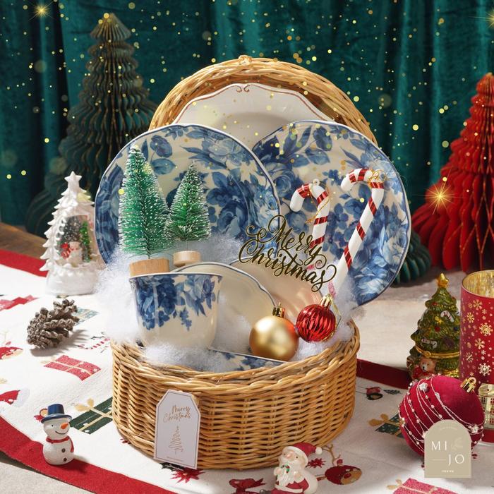Hampers Piring Christmas | Parcel Natal | Hadiah Hari Raya - Yuletide Flower Hampers* - Image 15